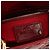 DIOR - Borsa a tracolla Mini Lady Dior in pelle cannage verniciata rossa Rosso - vista 7