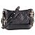 CHANEL - Borsa a tracolla Gabrielle mini in pelle stropicciata nera iridescente Nero - vista 2