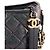 CHANEL - Borsa a tracolla Gabrielle mini in pelle stropicciata nera iridescente Nero - vista 5