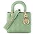 Autre Marque DIOR - Borsa a mano Lady Dior My ABC Small in pelle cannage verde