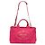 Borsa Tote Satchel Prada Canvas Canapa Logo Rosa