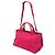 Borsa Tote Satchel Prada Canvas Canapa Logo Rosa - vista 2