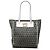 Borsa Tote Fendi Zucchino Canvas Nera Nero