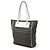 Borsa Tote Fendi Zucchino Canvas Nera Nero - vista 2