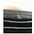 Vintage Chanel Pebbled Leather Zip Wallet Black Silver - view 5