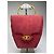 Bolsa vintage Givenchy estruturada de alça de mão Burgundy Gold Bordeaux - vista 6