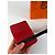 Vintage Hermès Canvas Zip Wallet Red Silver - view 10