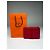 Vintage Hermès Canvas Zip Wallet Red Silver - view 11