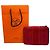 Vintage Hermès Canvas Zip Wallet Red Silver