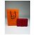 Vintage Hermès Canvas Zip Wallet Red Silver - view 2