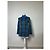 Vintage Yves Saint Laurent Karierter Rollkragenpullover Blau M