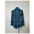 Vintage Yves Saint Laurent Karierter Rollkragenpullover Blau M - Ansicht 13