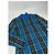 Vintage Yves Saint Laurent Karierter Rollkragenpullover Blau M - Ansicht 7