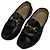 Mocassini Horsebit in pelle da uomo Gucci Vintage primi anni 2000 Nero EU41