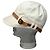 Vintage Chloé Canvas Hut Creme mit braunem Lederband 57.5 Beige