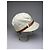 Vintage Chloé Canvas Hut Creme mit braunem Lederband 57.5 Beige - Ansicht 3