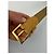 Vintage Loewe Leder-Verstellbarer Gürtel Ende der 1990er Beige Yellow - Ansicht 3