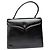 Vintage Givenchy 4G Logo Strukturierte Handtasche mit Henkel Späte 1970s Black Schwarz