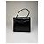 Vintage Givenchy 4G Logo Strukturierte Handtasche mit Henkel Späte 1970s Black Schwarz - Ansicht 9