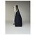 Tote Vintage Givenchy in cotone con paillettes Fine anni 1990 Blu navy scuro - vista 6