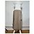 Céline Gonna midi Vintage Celine in misto lino Beige c. 2010s M - vista 11