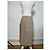 Céline Gonna midi Vintage Celine in misto lino Beige c. 2010s M - vista 12