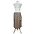Céline Gonna midi Vintage Celine in misto lino Beige c. 2010s M