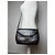 Vintage Givenchy 4G Logo Schultertasche mit Klappe Späte 1970er Black Gold Schwarz - Ansicht 4