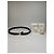 Cintura in pelle Vintage Givenchy Logo 4G c. fine anni '80 Nero Oro - vista 3
