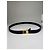 Cintura in pelle Vintage Givenchy Logo 4G c. fine anni '80 Nero Oro - vista 7
