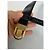 Cintura in pelle Vintage Givenchy Logo 4G c. fine anni '70 Nero Oro - vista 10