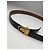 Cintura in pelle Vintage Givenchy Logo 4G c. fine anni '70 Nero Oro - vista 4