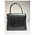 Vintage Givenchy Structured Leather Top-Handle Bag Late 1990s Black
