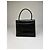 Vintage Givenchy Structured Leather Top-Handle Bag Late 1990s Black - view 12