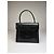 Vintage Givenchy Structured Leather Top-Handle Bag Late 1990s Black - view 13