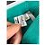 Gonna midi plissettata Vintage Dior Teal M Blu - vista 7