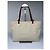 Vintage Givenchy Sequin Canvas Tote Ende 1990s Beige Navy - Ansicht 2