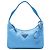 Borsa a tracolla Prada Mini Tessuto Re Edition 2000 Blu