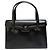 Vintage Givenchy Logo Tasche 4G Leder Top-Handle Hergestellt in Japan Schwarz