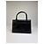Vintage Givenchy Logo Tasche 4G Leder Top-Handle Hergestellt in Japan Schwarz - Ansicht 7