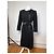Abito Vintage Givenchy in lana con fiocco c. fine anni '80 Nero M