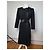 Abito Vintage Givenchy in lana con fiocco c. fine anni '80 Nero M - vista 10
