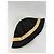 Sombrero Bucket Vintage Gucci GG Monogram Canvas Finales de los 90 Negro Beige - vista 10