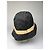 Sombrero Bucket Vintage Gucci GG Monogram Canvas Finales de los 90 Negro Beige - vista 9