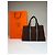 Tote Vintage Hermès Troca Canvas Fine anni '90 Brown / 1, 2, 3, 6 Marrone
