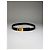 Céline Vintage Celine Carriage Logo Leather Belt Black Gold c. 1980s