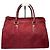 Vintage Givenchy 4G Monogram Jacquard Strukturierte Tasche Ende der 1990er Jahre Rot Beige