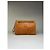 Triomphe Céline Clutch Vintage Celine in pelle martellata c. 1990 Tan Gold Cammello - vista 13