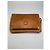 Triomphe Céline Clutch Vintage Celine in pelle martellata c. 1990 Tan Gold Cammello - vista 8