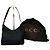Vintage Gucci Nylon Hobo Bag Schwarz Silber